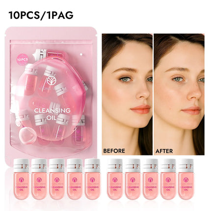 7/10 Capsules of Cleansing Oil Gently Non Irritating Moisturize Soothe Cleansing Travel Portable Single Makeup Remover Oil