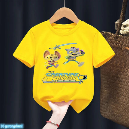 T-Shirt For Boys/Girls Funny Animethe Creature Cases Cartoon Print Tshirt Kids Summer Fashion Boys Clothes Short Sleeve Tops