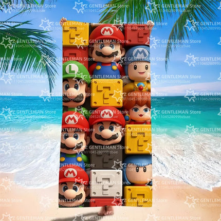 Cool Towel Soft Pool Classic Gift For Travel Gym Shower Camping Quick Dry Sports Large S-Super Game Beach M-Marios Towel