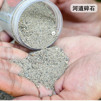 140ML Miniature Gravel Stone Micro Gravel Ground Rock Natural For DIY Sand Table Scene Garden Railway Train Road Paving Material
