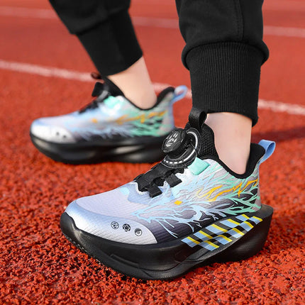Children Sports Shoes Light Comfort Soft Wear-resistant Mesh Summer Outdoor Running Shoes New Thick Soled Damping Sneakers