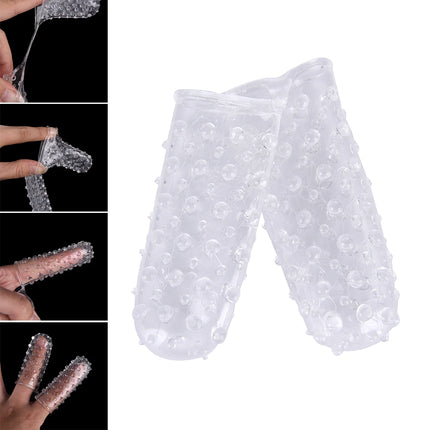 Finger Sleeve Vibrator Female Masturbator Silicone Adult Clit Stimulate Erotic Exotic Accessories Sex For Women Lesbian Toys