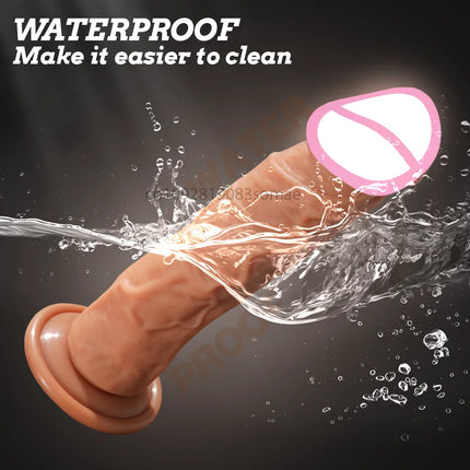 Realistic Penis Dildo Silicone Beginner G-Spot Vagina Anal Dildo with Strong Suction Cup Adult Sex Toys For Women Masturbation
