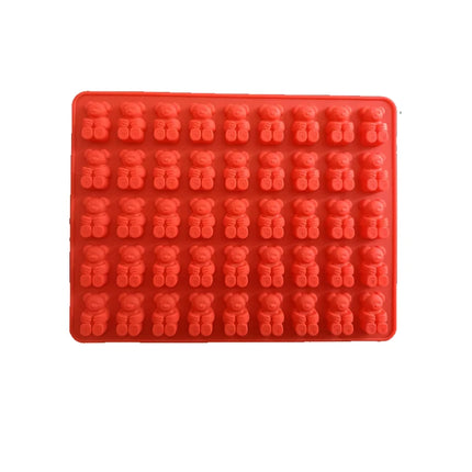 Bear Gummy Mold Mini Big Cartoon Animal Chocolate Candy Mould For Kids Dropper Food Grade Kitchen Accessories Tool Ice Cube Tray