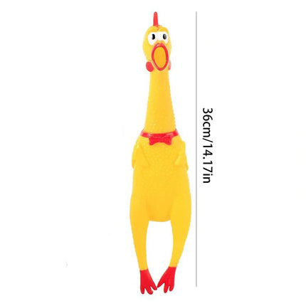 Funny Screaming Chicken Toy Creative Pranks Stress Relief Venting Novelty Gag Gift Sound Machine for Party Joke