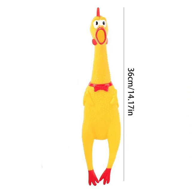 Funny Screaming Chicken Toy Creative Pranks Stress Relief Venting Novelty Gag Gift Sound Machine for Party Joke