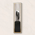 B / 40X140CM / Warm White (2700-3500K)|Black Border