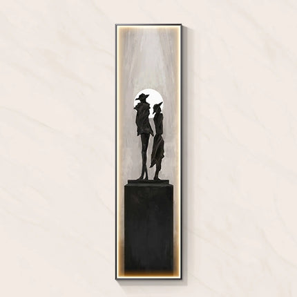 Modern Abstract Art Interior Painting Led Wall Hanging Lamp For Living Room Kitchen Porch Aisle Dining Room Room Home Decoration