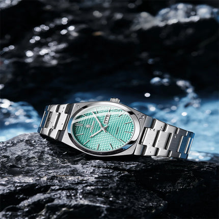 PAAZOMU Luxury Men Wristwatch Waterpro Of Luminous Date Week Watch For Man Stainless Steel Men's Watches Quartz Male Clock Sport