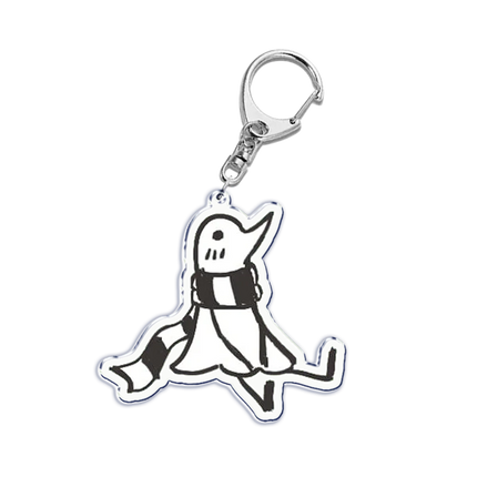 Goodnight Punpun Oyasumi Punpun Key Chain Keychains Ring for Accessories Bag Graffiti Pendant Keyring Jewelry Fans Gifts