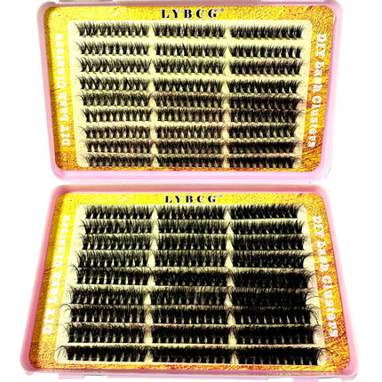 540Pcs 5D Fluffy 10-18mm Mix Lashes Cluster 30D-100DThick Eyelash D/CC Curl Individual Lashes DIY Lash Extensions Eyelashes
