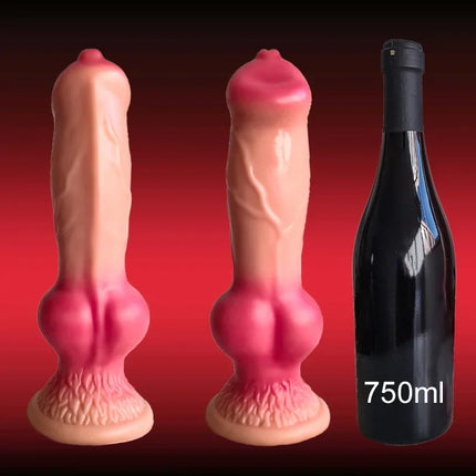 Realistic Dog Dildo Big Butt Anal Plug Vaginal Masturbation Adult Sex Toy Suitable For Male And Female Huge Monster Horses Penis