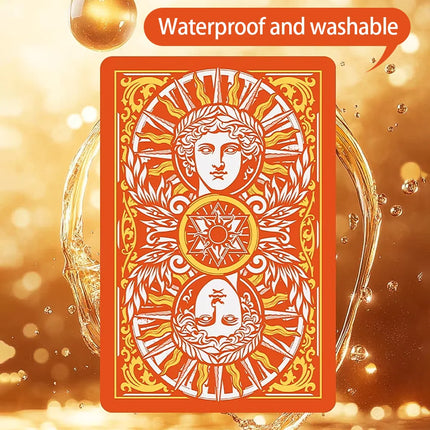Creative Collection Playing Cards Vintage Classic Poker PVC Waterproof Deck of Cards  for Parties, Gatherings and Collections