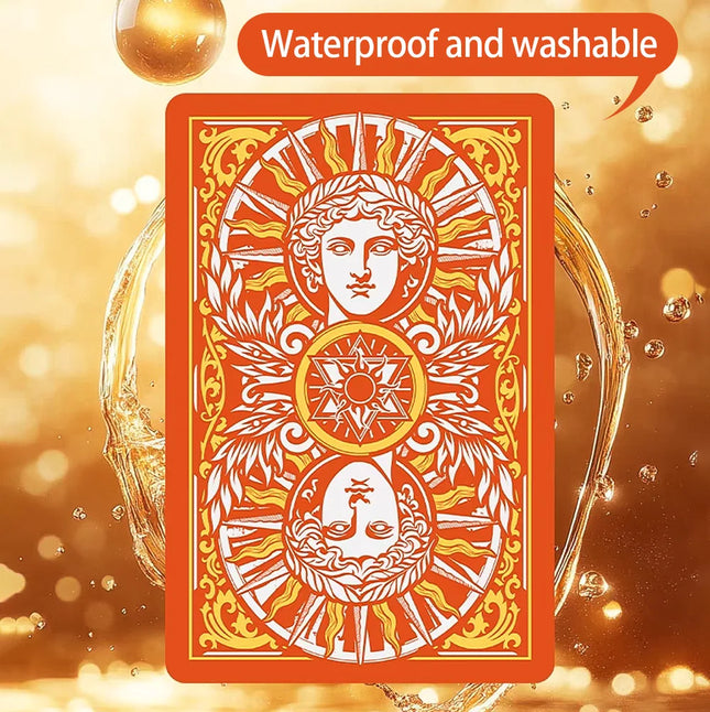 Creative Collection Playing Cards Vintage Classic Poker PVC Waterproof Deck of Cards  for Parties, Gatherings and Collections