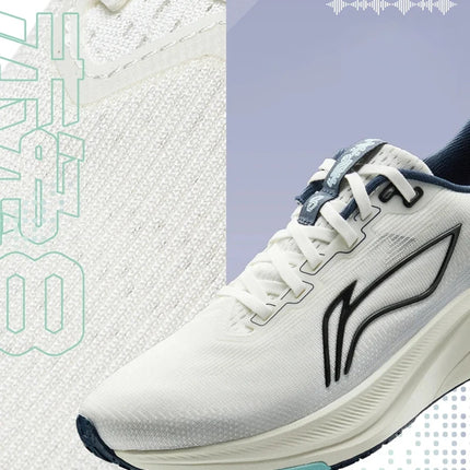 Li-Ning Men's RED HARE 8 Racing Running Shoes LIGHT FOAM ULTRA Reflective Cushion Stable Shoes LiNing Light Sneakers ARPV001