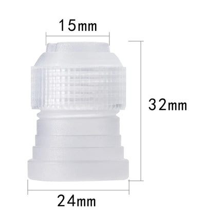 Good 26/8pcs Silicone Pastry Bag Kitchen DIY Icing Piping Cream Reusable Pastry Bag With 24 Nozzle Sets Cake Decorating Tools