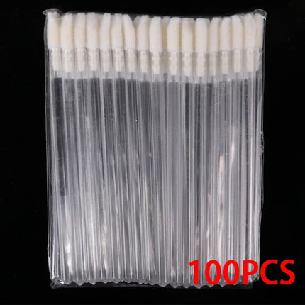 Wholesale 100/300PCS Disposable Lip Makeup Brushes - Lipstick Applicator Wands,  Eyelash Extension Beauty Tools Accessories