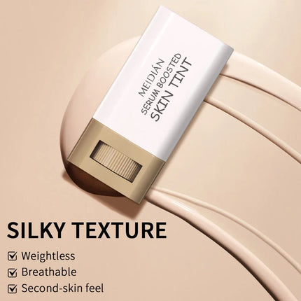 Bronze Foundation Stick Serum Boosted Skin Tint Silky Texture Moisturizing Coverage Concealer Base Even Skin Tone Makeup