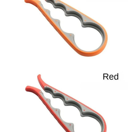 1PC 4-in-1 Multi-Function Non-Slip Kitchen Bottle Opener Twist Can Opener Labor-Saving Bottle Lid Opener for Easy Home Use