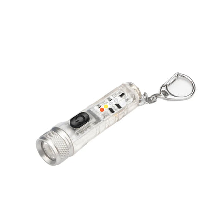 V3 EDC Flashlight Mini Keychain 900LM Super Bright Multifunctional LED Torch USB Rechargeable Waterproof Camping Lantern