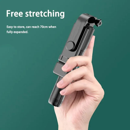 Bluetooth Wireless Selfie Stick Mini Tripod Monopod Remote Shutter With Fill Light for iPhone Samsung Xiaomi Phone Holder