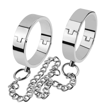Metal Handcuffs Ankle Cuff Bondage Bracelet Restraints BDSM Adult Game Sex Toys for Couples Erotic Slave Toys Women Men