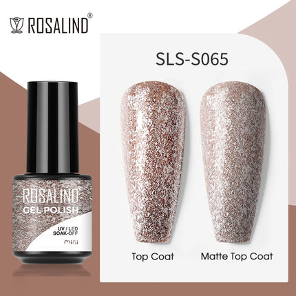 ROSALIND Gel Nail Polish UV Base Top Coat Soff Off Stamping Polish All For Art Manicure Semi Permanant Gel Nail Fast Shipping