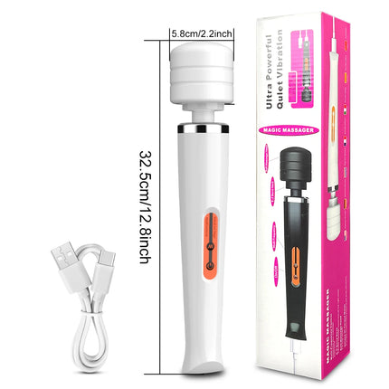 Huge Size Vibrating AV Wand Clitoris Vibrator Massager for Women Clit Nipples Stimulator Female Masturbation Sex Toy for Women
