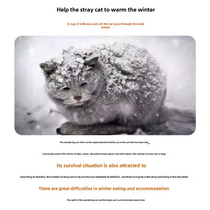 Stray Cat Dog House Waterproof Outdoor Winter Warm Pet Cave Sleeping Beds Home Foldable Washable for Small Dog Puppy Supplies