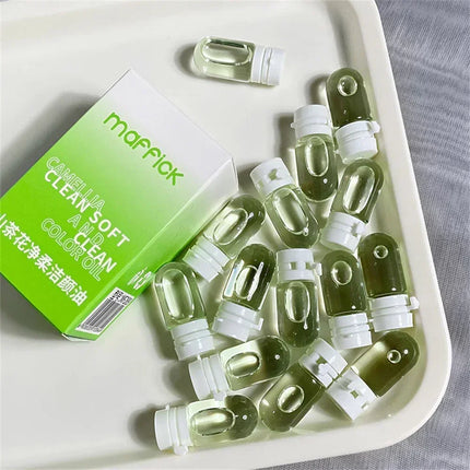 Capsule Cleansing Oil Camellia Secondary Throw Makeup Remover Butter Deep Cleaning Travel Portable Single Cosmetics Balm