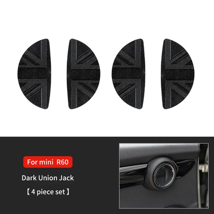 Car Door Handle Decoration Leather Sticker For Mini Cooper JCW F56 F60 F55 F54 R56 R60 R55 Countryman Car Interior Accessories