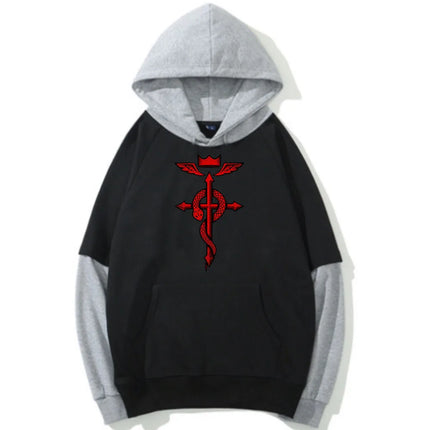 Fullmetal Alchemist Hot Anime Sweatshirt Casual Loose Zip Hoodie Women/Men Manga Pullovers Hip Hop Unisex Zipper Jackets