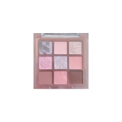 DIKALU New Shell Nine Color Eyeshadow Plate Powder Purple Low Saturation Earth Blush High Light Lying Silkworm Brightening Compr