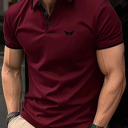 2026 Summer Men's Polo Shirt 3D Printed Pattern Breathable Lightweight Casual Outdoor Sport Men's Clothing