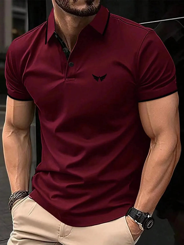 2026 Summer Men's Polo Shirt 3D Printed Pattern Breathable Lightweight Casual Outdoor Sport Men's Clothing