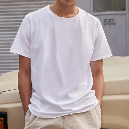 XS-6XL 100 Cotton T shirt Men,Short Sleeve Summer Top,Casual Solid TShirt,Plain Fashion Tees Women,Quality Basic Unisex Clothes