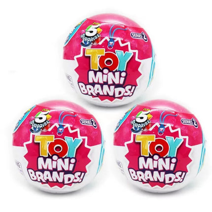 New 5 Surprise Mini Brands Series 2 Mystery Capsule Mini Brands Toys Miniature Toys Mystery Blind Box Series 3 Christmas Gifts