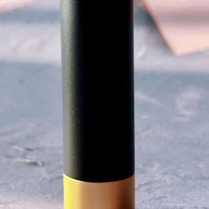 Green/Black 12.1mm Empty Portable Aluminum Pink Lipstick Tube DIY Round Lip Balm Container Lipstick Shell Packaging