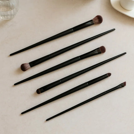 5/6PCS Professional Eyeshadow Brush Set Soft Contouring Eyeliner Eyebrow Makeup Brushes for Women Cosmetic Beauty Tools Kit