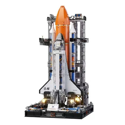 JAKI Space Exploration Series Building Blocks Toys Set, Super Rocket Spaceplane Model Assembly Toy, Children's Birthday Gift
