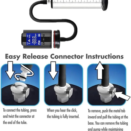 2026 New Upgrade Male Electric Penis Enlarge Vacuum Pump With Automatic Circulating & 6 Suction Intensities & LCD Display