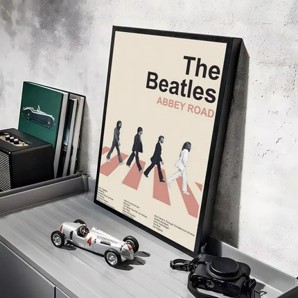 Band The B-Beatles Poster Stickers HD Waterproof Painting Wall Art for Bedroom Living Room Home Decor Decoration Gift