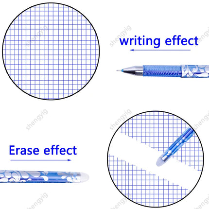 100 Pcs/set Kawaii Erasable Refill Erasable pens Gel Pen sketch Writing Stationery for Notebook school supplies cute kids pencil