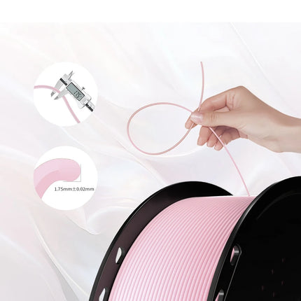 250g 500g 1Kg PLA 3D Printer Filament silk Pink to white gradient 1.75mm Printing Filament Pink white change pla vacuum packagin