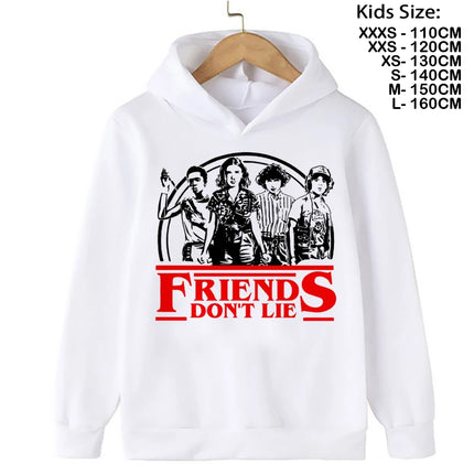 The Demogorgon Hawkins Cannibal Flower Hoodie Kids Cartoon Boys Girls Children Sweatshirts