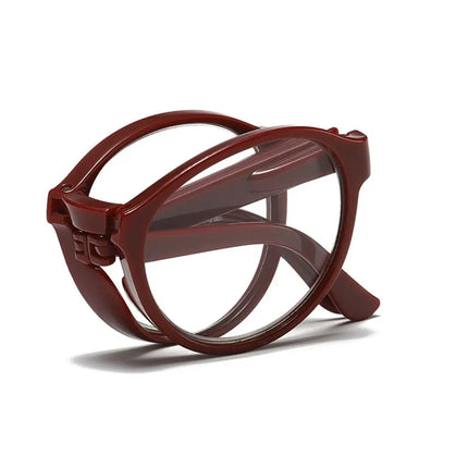 Folding Reading Glasses with Glasses Case Unisex Portable Lightweight Presbyopic Glasses Anti blue light Strength 1.0x ~ 4.0x