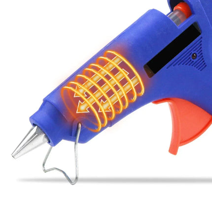 20W Hot Melt Glue Gun Car High Temperature Thermo Electric Tool Industrial Mini Guns With 7x150mm Glue Sticks Car Repair Tool