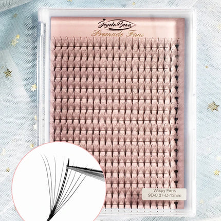 Goddess Premade Volume Fans 4D 5D 6D 7D 8D 10D 12D 14D 16D 20D Individual Lashes Extension Pointy Stem 320 Fans  Faux Mink