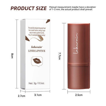 3D Lip Gloss & Lip Liner Set Hydrating Formula Define Lips Precision Application Versatile Makeup Styles Natural Finish Cosmetic
