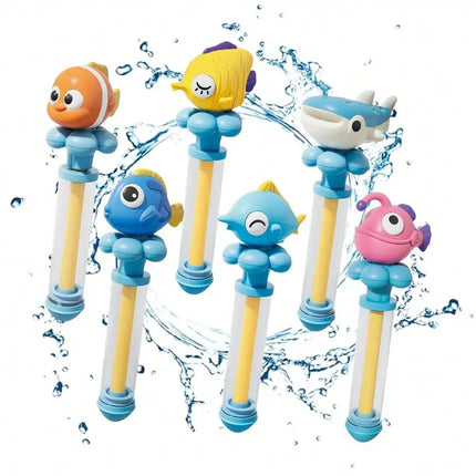 Water Gun Water Shooter Outdoor Summer Pulling Type Water Cannon Swim Sprayer Toy Kid Child Beach Single-Tube Water Outlet beach